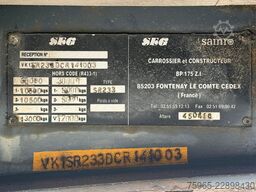 SAMRO SR233 2-AXLE CURTAINS LIFT AXLE DISC BRAKES HOLL