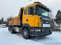 Scania R500 Tipper Truck, Snow Plow Equipped, with Underb