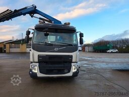 VOLVO FE 320 6x2/4 Abroller mit Cont. + Kran HMF 1820