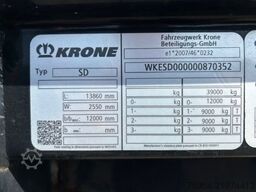 KRONE SD TAUTLINER, EDSCHA-VERDECK,  SAF-ACHSEN,