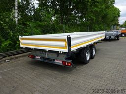 Möslein TTD 11 Weiß  neuer Tandem 3- Seitenkipper Tieflader-- Neufahrzeug --