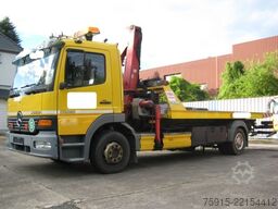 MERCEDES-BENZ 1223 L Atego TISCHER Schiebeplateau Kran Brille