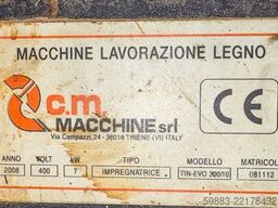 CM Macchine TIN-EVO 300/10 + RMS 40×800