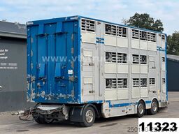 PEZZIOLI RBA31 3.Stock Viehanhänger, Hubdach, Tränke
