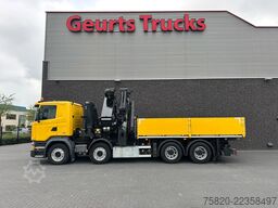 Scania G450 8X4 BAKWAGEN + PALFINGER PK 110002 = JIB P...
