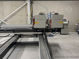Vierkops hoeklasmachine voor kunststof p WM 750