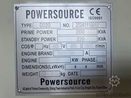 Hyundai P086TI - 220 kVA Generator - DPX-19852