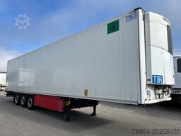 SCHMITZ SCB S3B KüHLAUFLIEGER, TK SLXE 400,  LIFTACHSE, DOPPELSTOCK, BLUMENBREITE