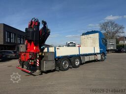 VOLVO FH 500 6x2 Container Pritsche Fassi F455 Kran