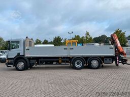 SCANIA P 320 BL 7.4m Pritsche/ Atlas 126.3+FB/ 10m=1.4t