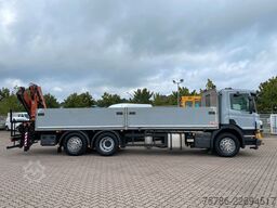 SCANIA P 320 BL 7.4m Pritsche/ Atlas 126.3+FB/ 10m=1.4t