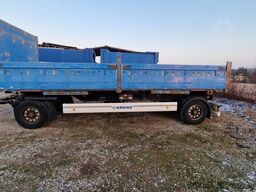 Krone 6 x Jumbo Lafette m. Pritsche+Bordwände 1.18m ...