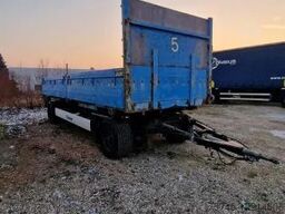 Krone 6 x Jumbo Lafette m. Pritsche+Bordwände 1.18m ...