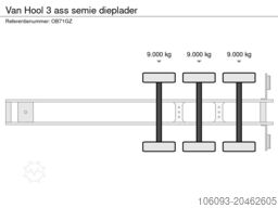 Van Hool 3 ass semie dieplader