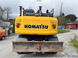 Komatsu PW160-8 Wheel Excavator w/ GPS, Rototilt and Clean