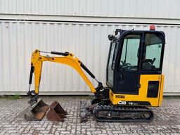 JCB 16C-1 /2019 BJ/1.171 H/verbr. Laufwerk/2xLöffel