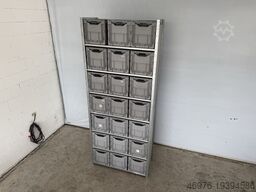 Dexion HI280 / Regallänge: 1.330 mm / 21x Klappkisten