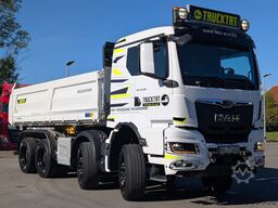 Üç taraflı damperli kamyon MAN TGS 35.520 8x4, 1 Liege, MEILLER Bordmatic,MIETE