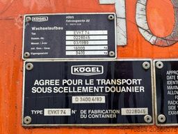 KöGEL KüHLWECHSELPRITSCHE,  DOPPELSTOCK, CARRIER