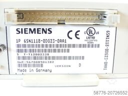 Siemens 6SN1118-0DG23-0AA1 Regelungseinschub Version D SN T-T12002338