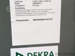 SCHMITZ CARGOBULL ca. 26 cbm Hlabrund Hinterkipper, Lift