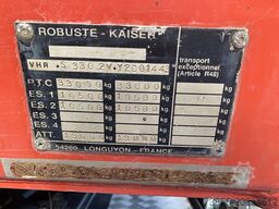 ROBUSTE KAISER S3302V Steel Trailer