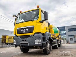 MAN TGS 18.360 BLS-4X4 + MIXER 10M3