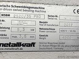 Metallkraft MSBM 2520/35 Pro