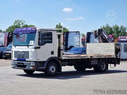 MAN TGL 12.210 - HIAB 077 DUO Crane / Grua - Manual...