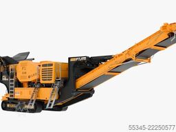 FABO Mobile Crushing Plant 350-550 TPH Jaw crusher FTJ 12-85