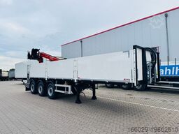  Wiese Baustoffauflieger - Heckkran Kran Fassi