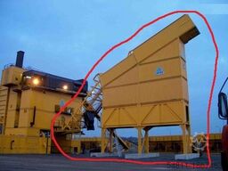 Lintec 270 To. asphalt ready mix silo