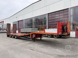 Kässbohrer LB3E  3 Achs Satteltieflader, komplett überfahrbar