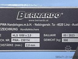 Bernardo, PWA Handels ges. m.b.H. HLS 1050 x 2,0