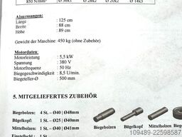 Betonstahlbiegemaschine GMS B 50 / Biegemaschine