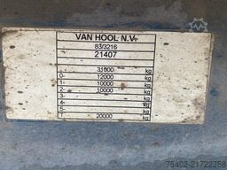 Van Hool 20FT Chassis / Steel Suspension / Double Air