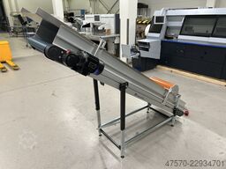 Conveyor belt for scraps from guillotine M-Fordersysteme