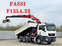 MAN TGS 26.360 * FASSI F135A.23 + FUNK / 6x4 * TOP