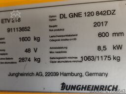 Jungheinrich ETV 216 6884mh/ 8.42m/ 2017y