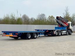 VOLVO FMX 460 * KRAN +JIB+ FUNK + Anhänger! 6x4 * TOP