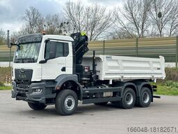 MAN TGS 33.440 6x6 /3-Seiten- Kipper / HIAB 228-4