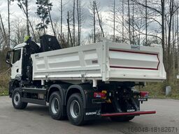 MAN TGS 33.440 6x6 /3-Seiten- Kipper / HIAB 228-4