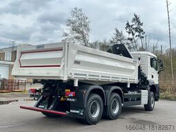 MAN TGS 33.440 6x6 /3-Seiten- Kipper /  HIAB 228-4