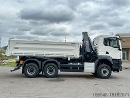 MAN TGS 33.440 6x6 /3-Seiten- Kipper /  HIAB 228-4