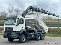 MAN TGS 33.440 6x6 /3-Seiten- Kipper /  HIAB 228-4