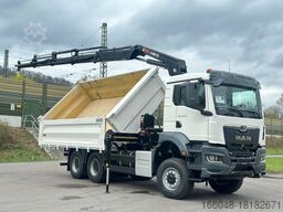 MAN TGS 33.440 6x6 /3-Seiten- Kipper / HIAB 228-4
