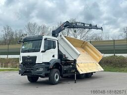 MAN TGS 33.440 6x6 /3-Seiten- Kipper /  HIAB 228-4
