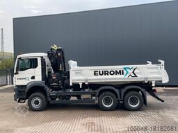 MAN TGS 33.440 6x6 /3-Seiten- Kipper / HIAB 228-6