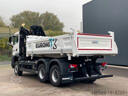 MAN TGS 33.440 6x6 /3-Seiten- Kipper /  HIAB 228-6