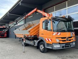 MERCEDES-BENZ Atego 818 3,8MEILLER 3-S-Kipper Kran Atlas 57.3